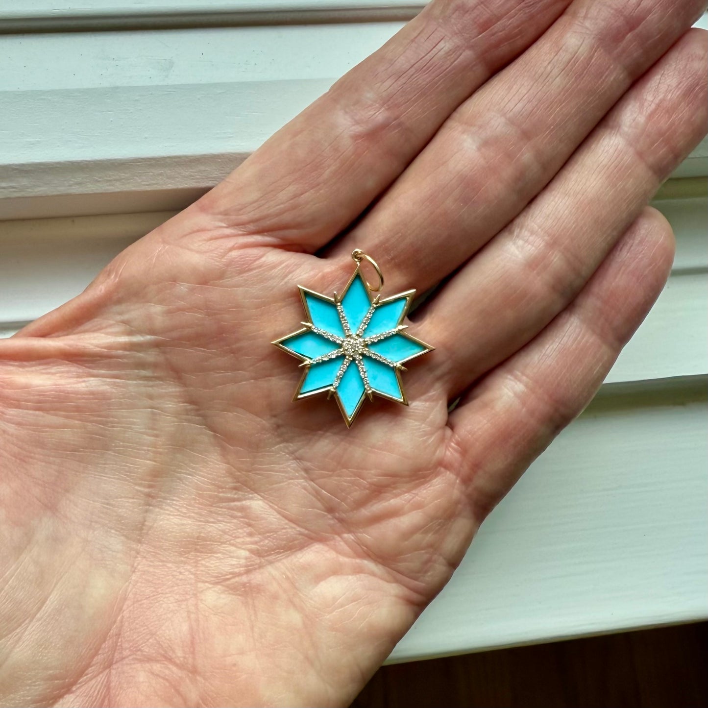 Turquoise Diamond Star