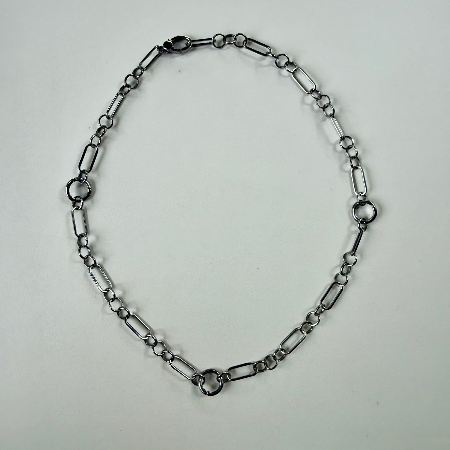 Adjustable Mixed Link Necklace