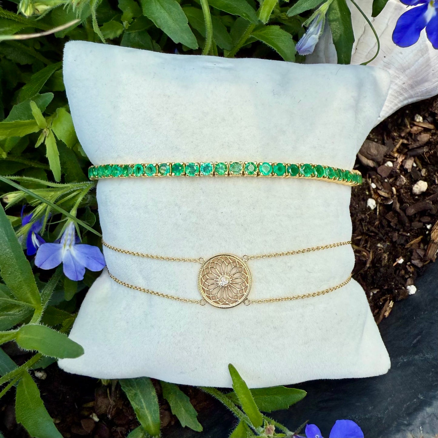 Gemstone Adjustable Bracelet