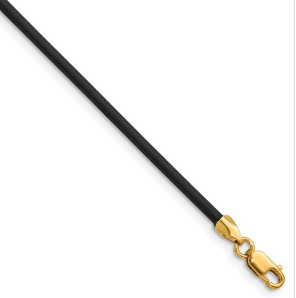 Rubber Cord Necklaces