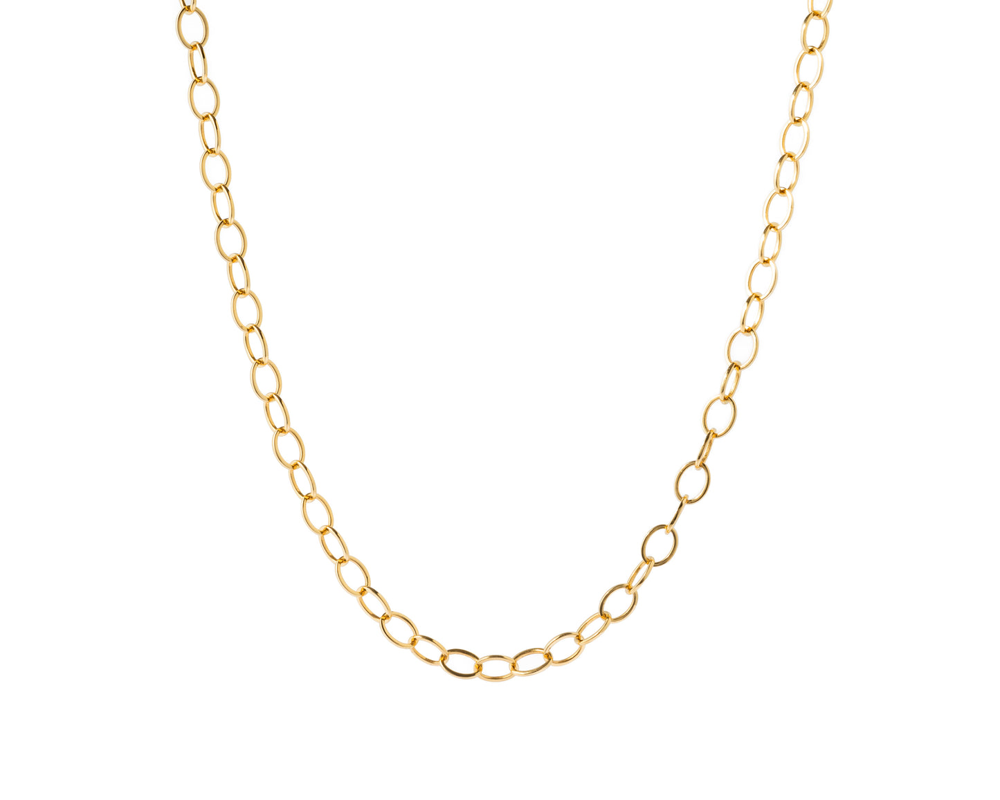 Diamond Rounded Oval Chain
