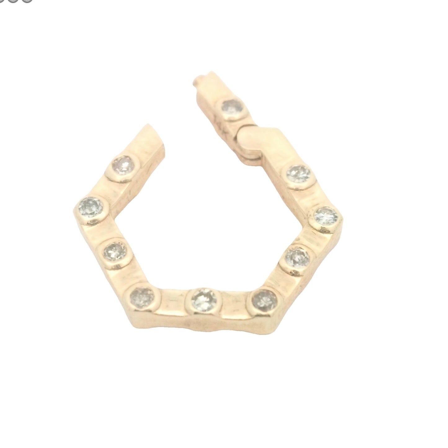 Hexagon Diamond Clasp