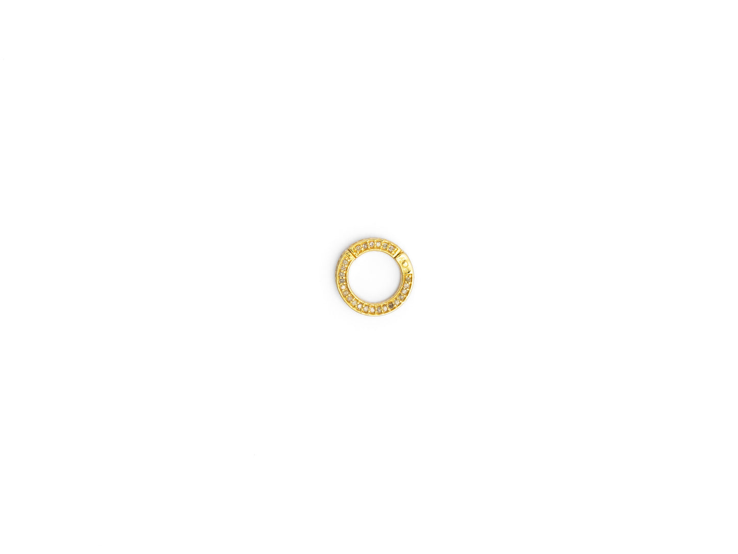 Diamond Round Clasp