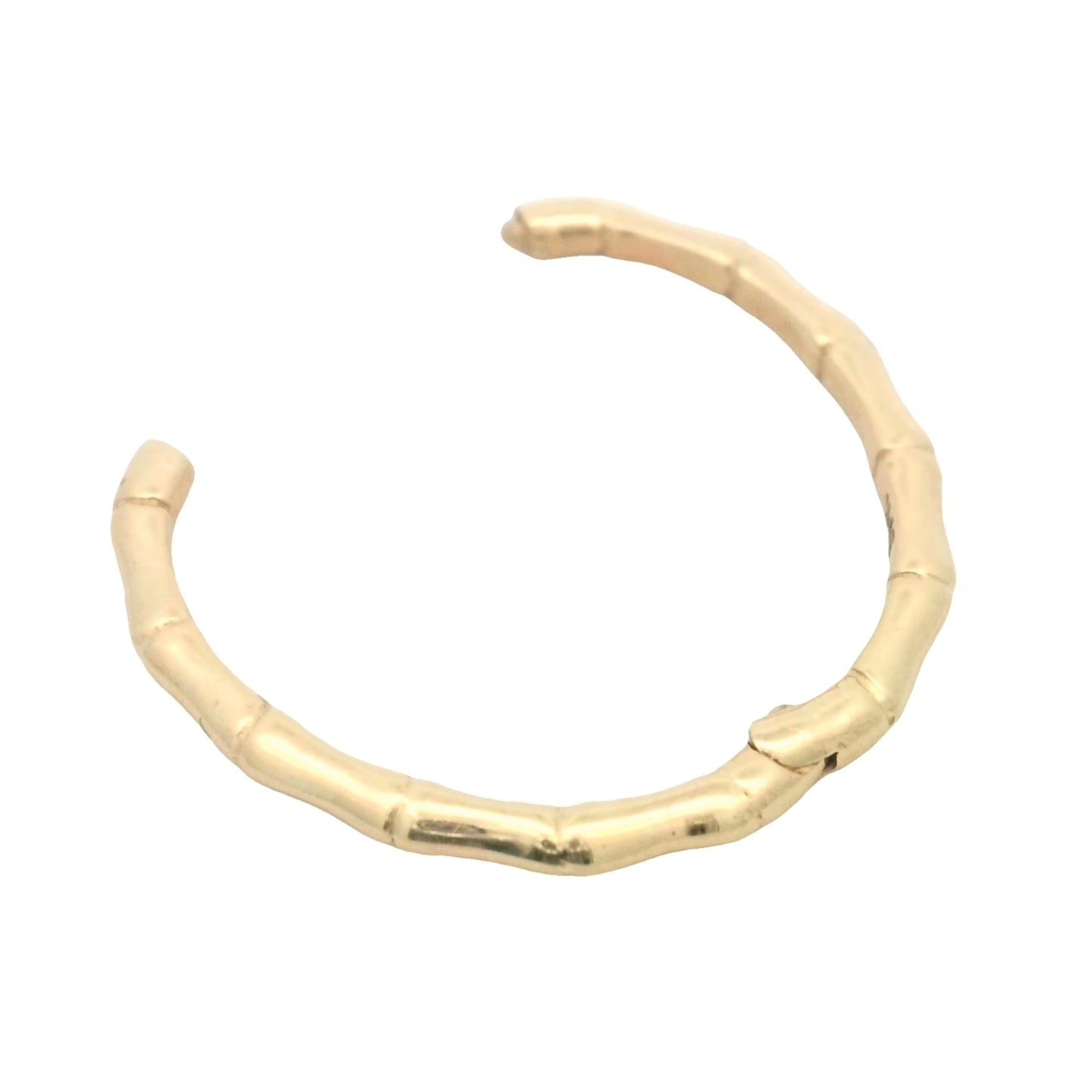 14K Gold Bamboo Clasp