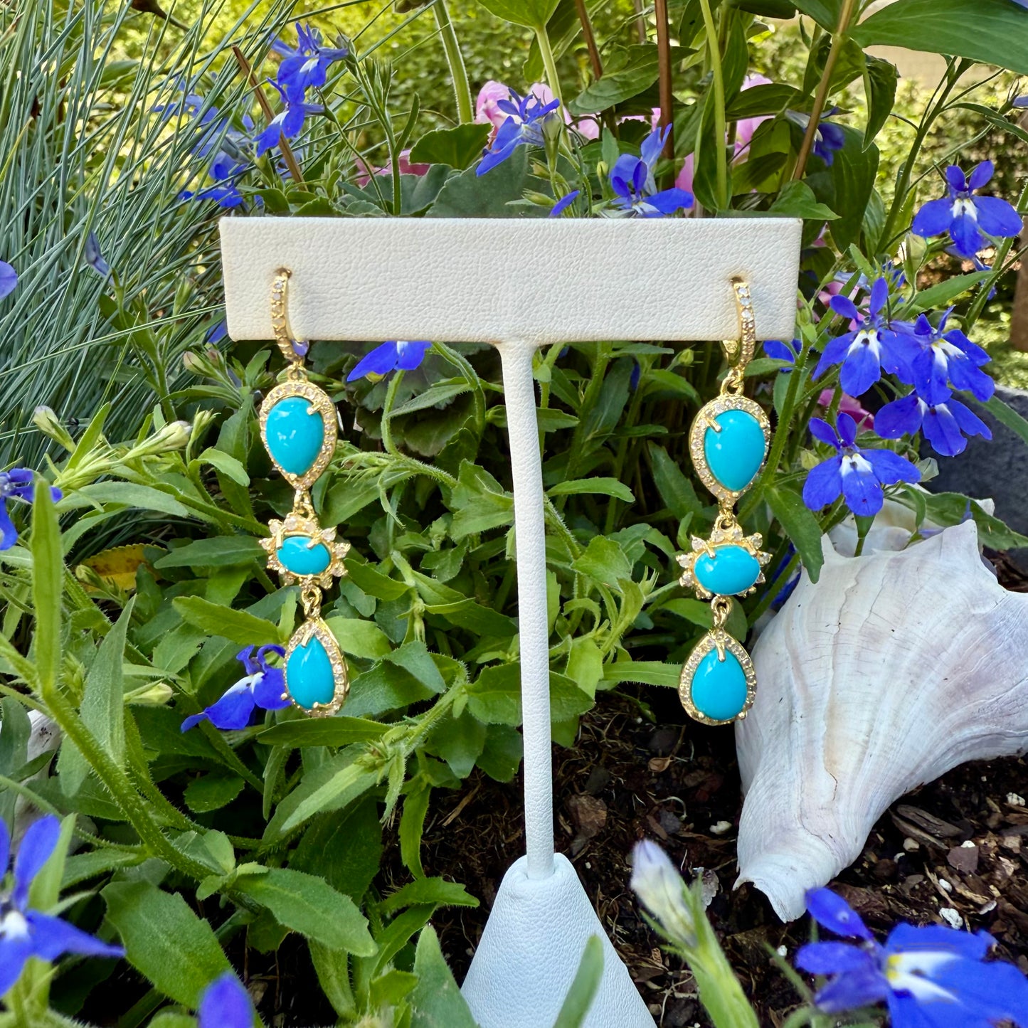 Diamond Gemdrop Earrings