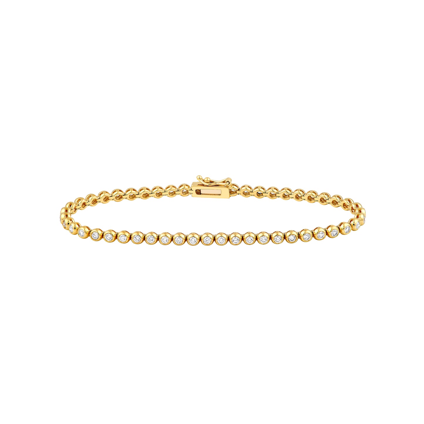 Bezel Tennis Bracelet