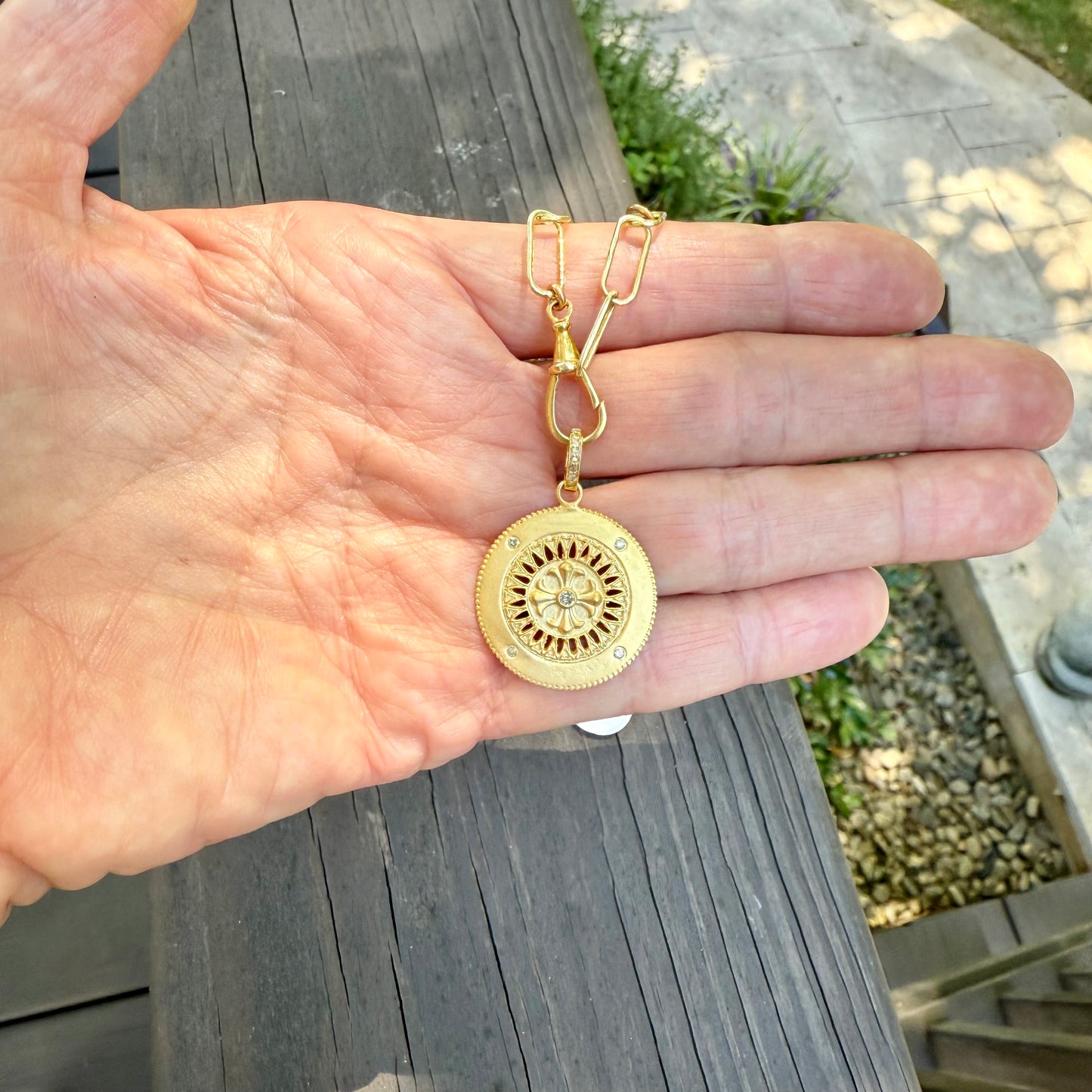 Vermeil NYC Talisman