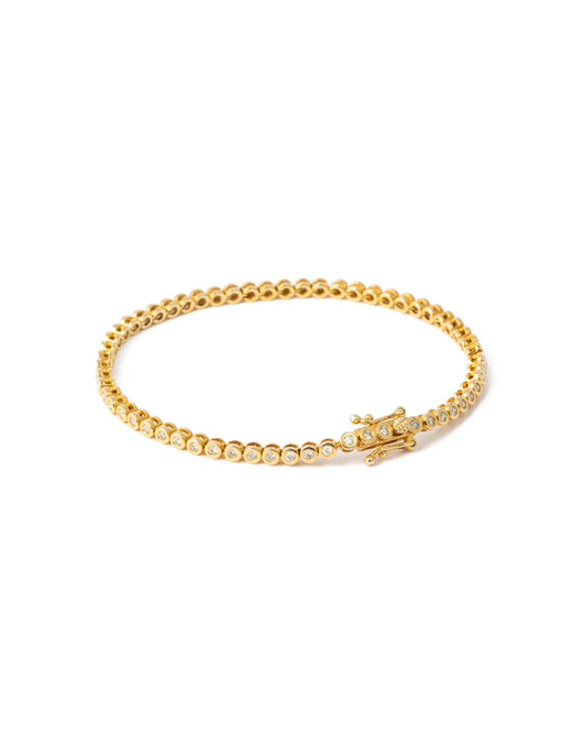 Bezel Tennis Bracelet