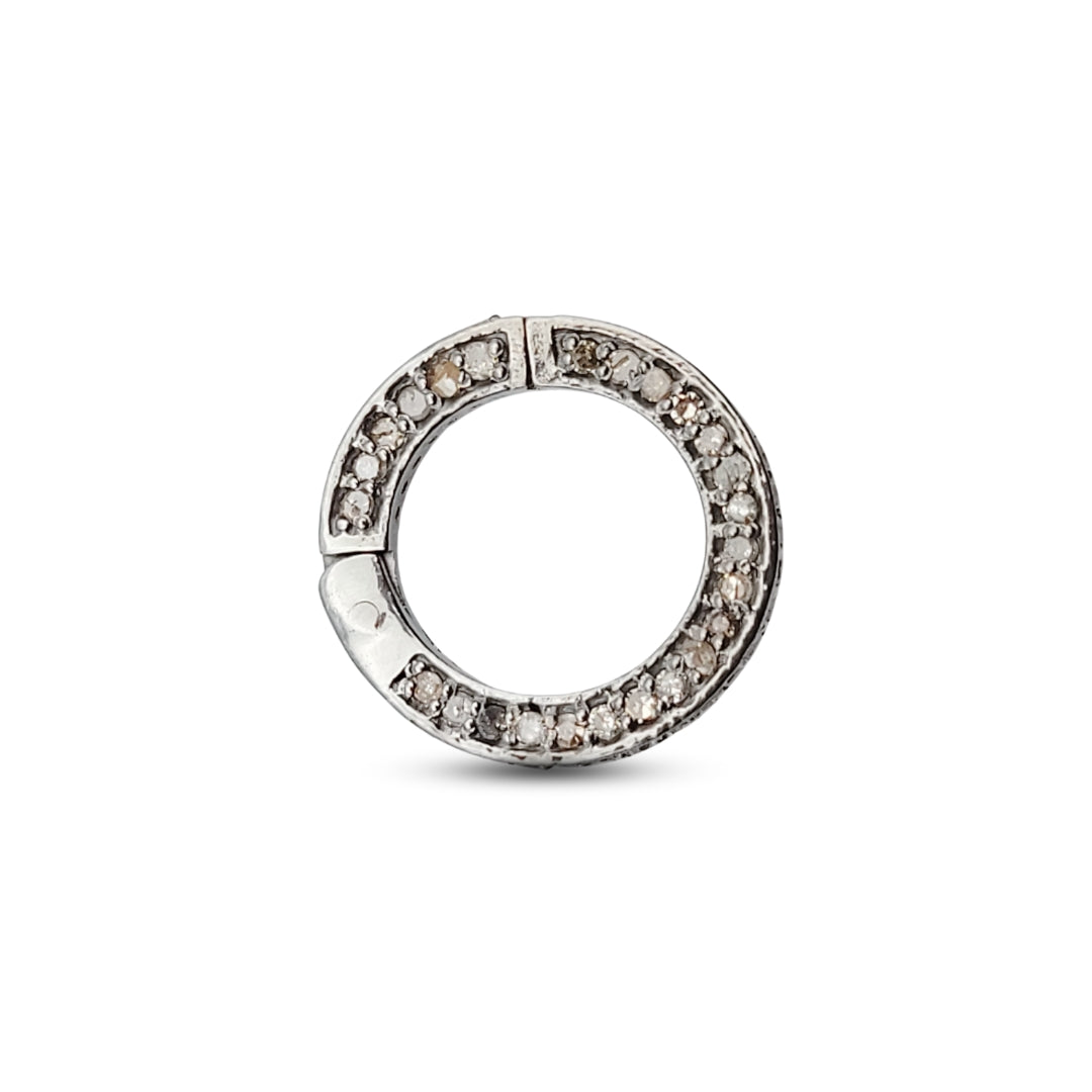 Diamond Round Clasp