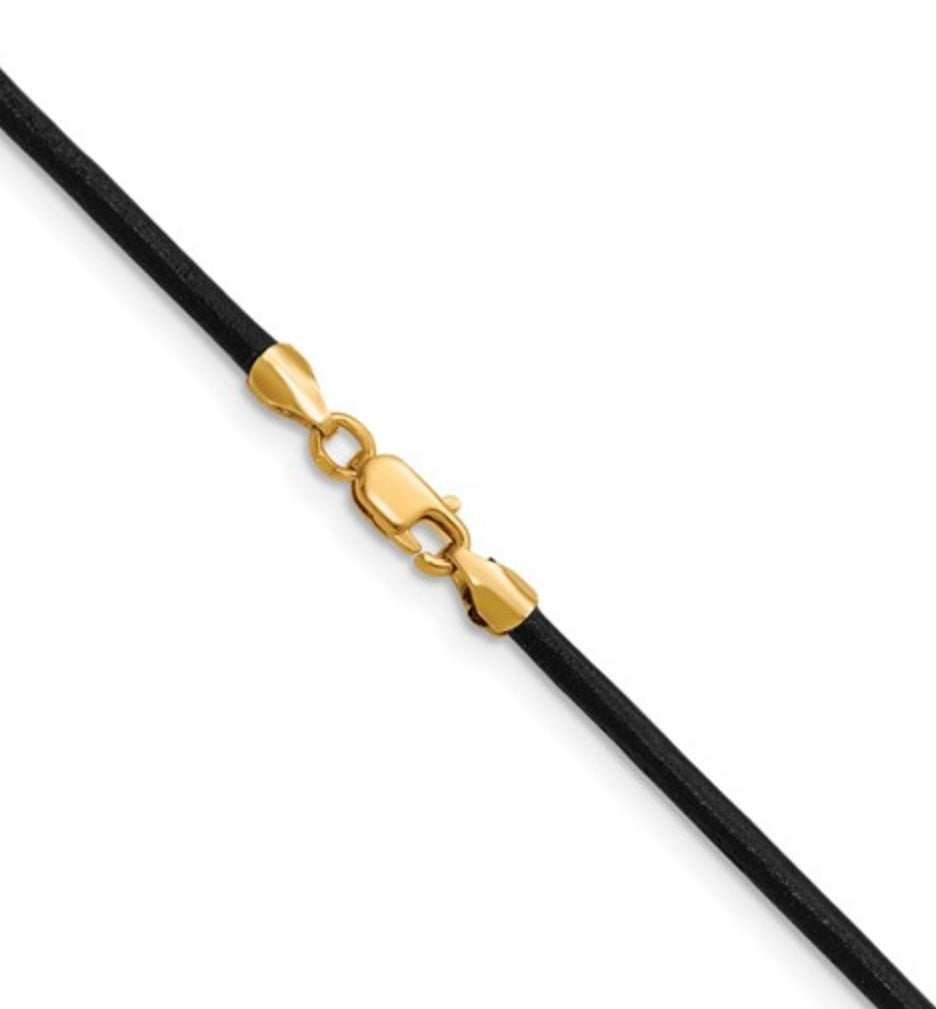 Leather Necklaces 2mm