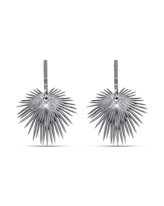 Kiawah Palms Oxidized Sterling
