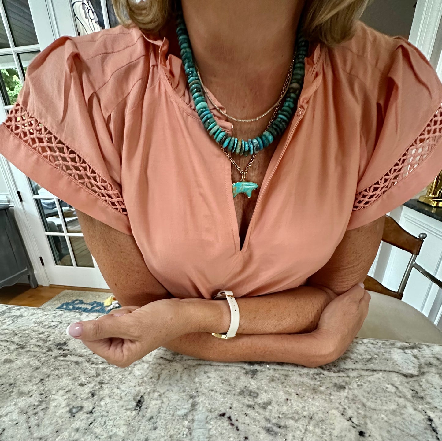 Arizona Turquoise Gradual Necklace