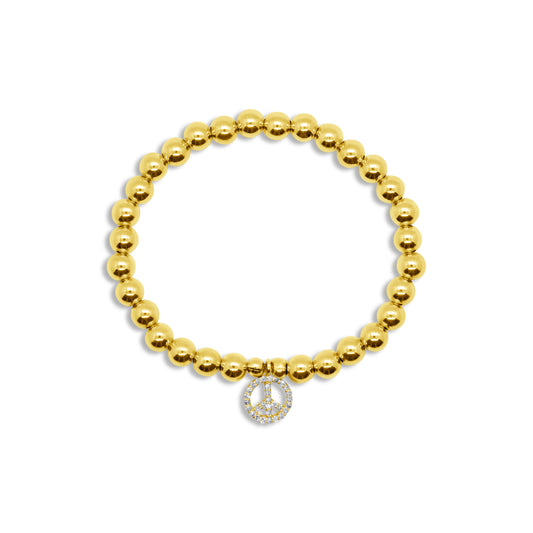 Peace Bead Bracelet