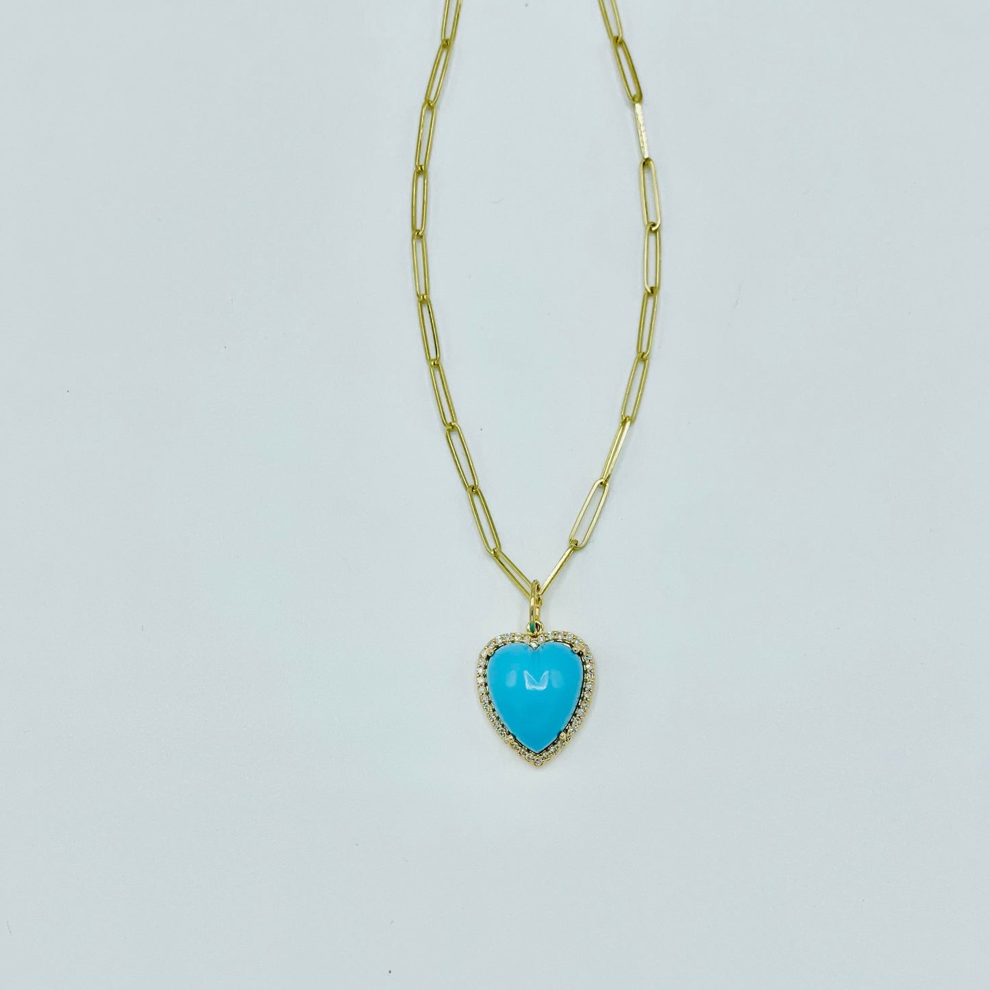 Carved Gemstone Heart Pendants