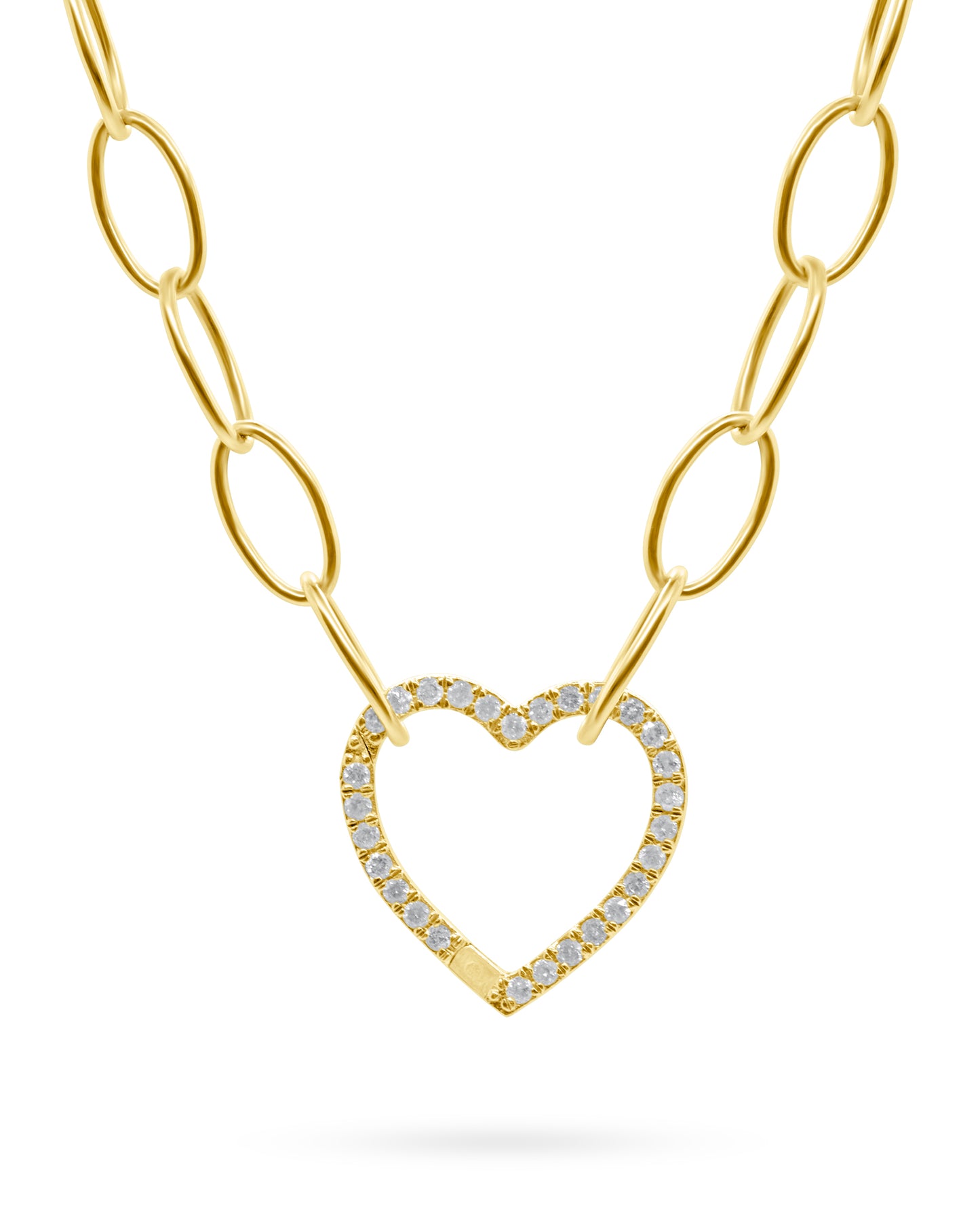 Diamond Heart Clasp