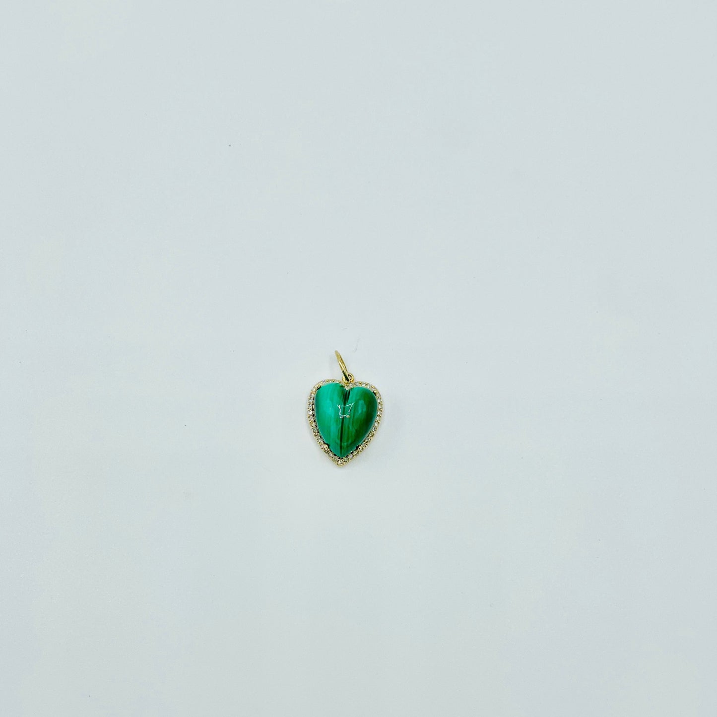 Carved Gemstone Heart Pendants