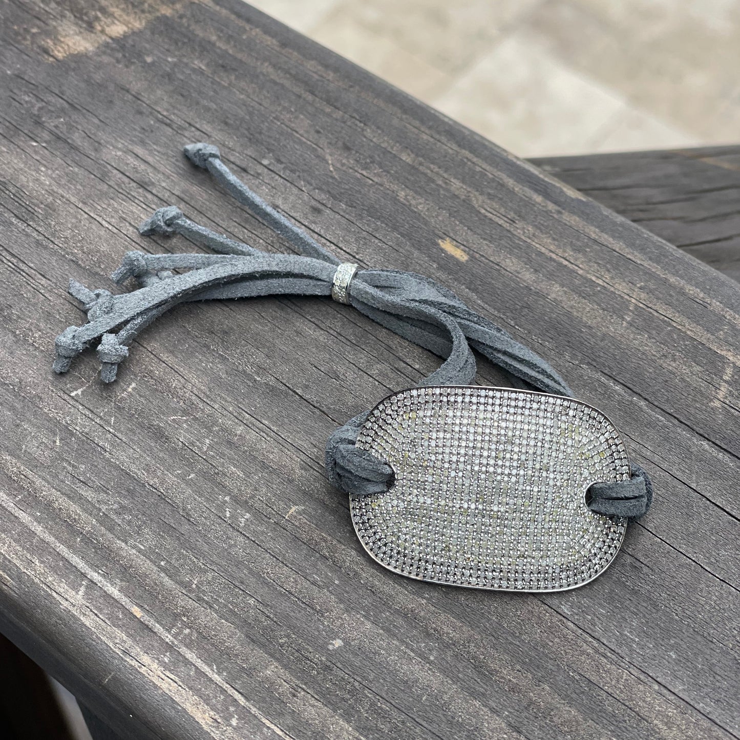 Diamond Oval Cuff