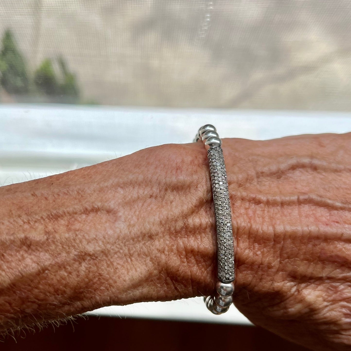 Diamond Bar Bracelet