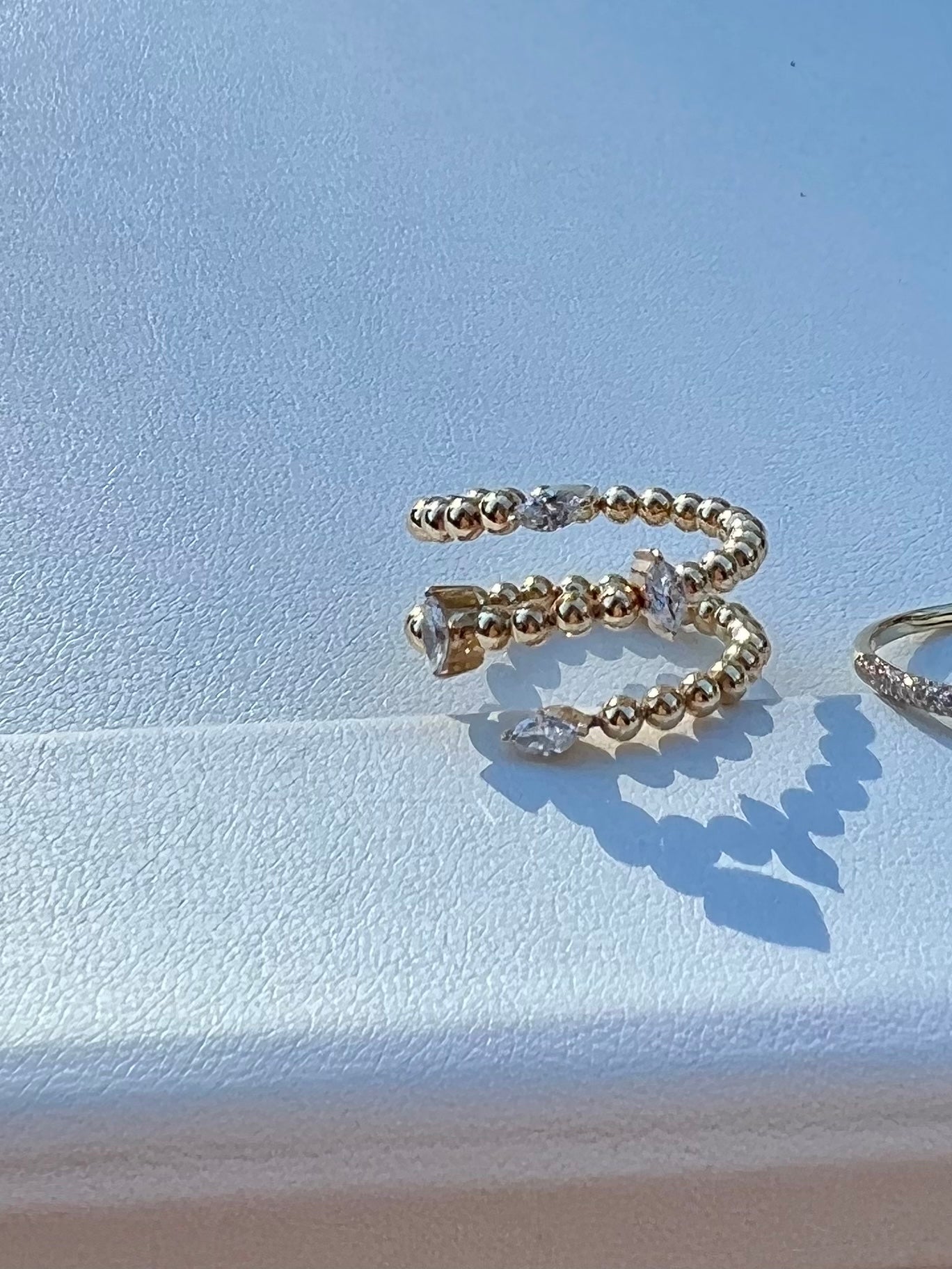 Marquise Diamond Wrap Ring