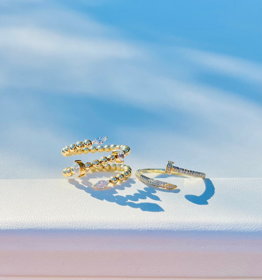 Marquise Diamond Wrap Ring