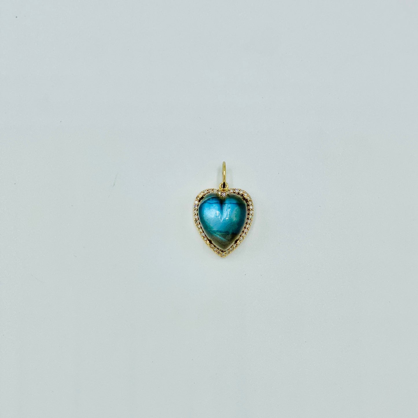 Carved Gemstone Heart Pendants