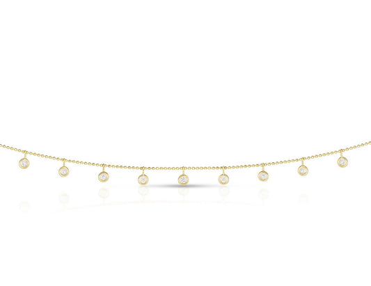 Diamond Dangle Choker