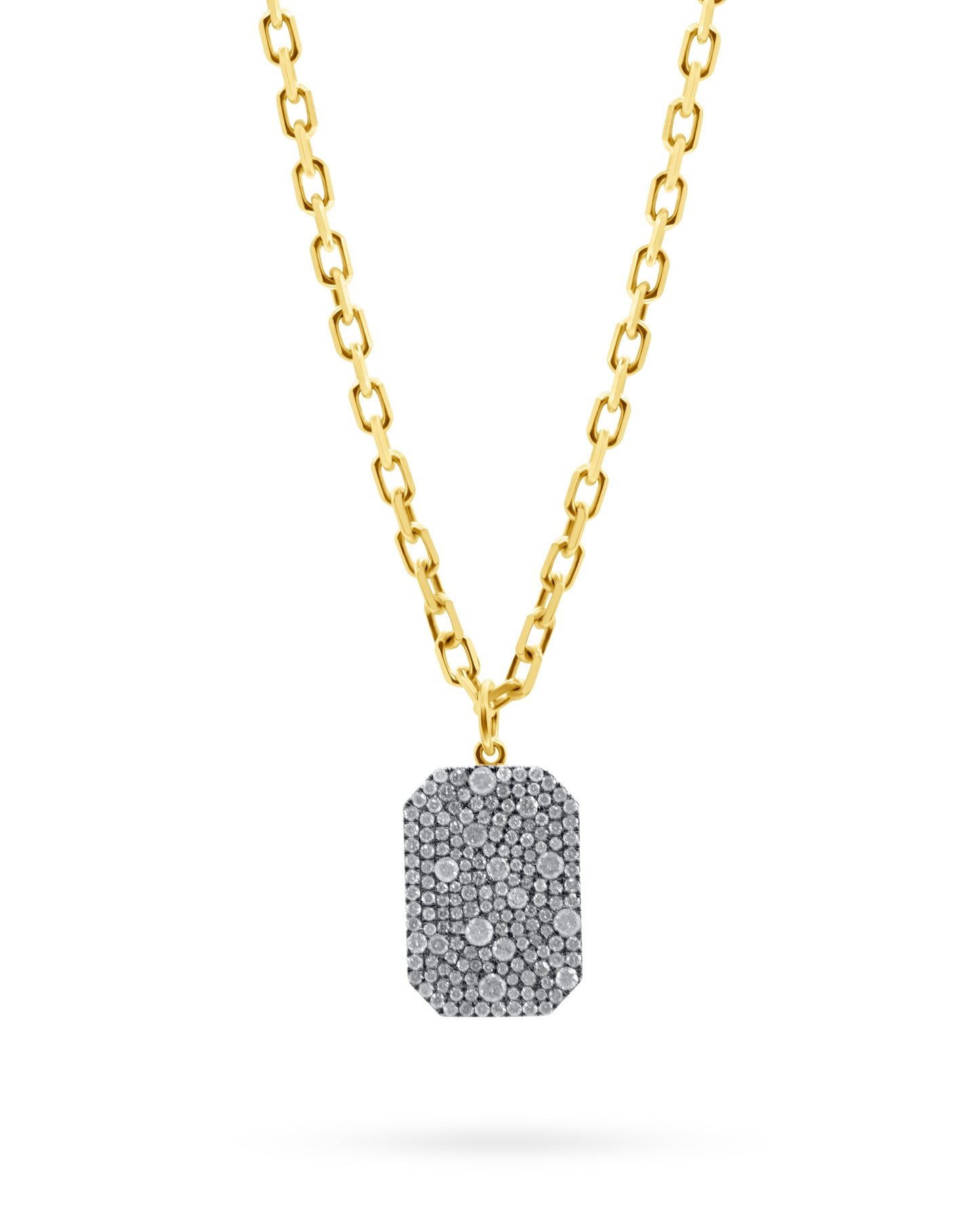Multi Sized Diamond Dog Tag