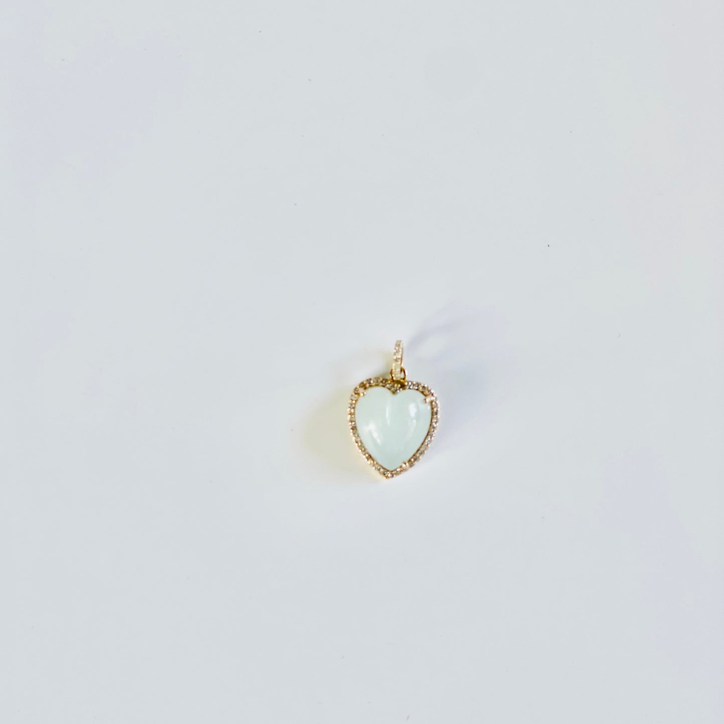 Carved Gemstone Heart Pendants