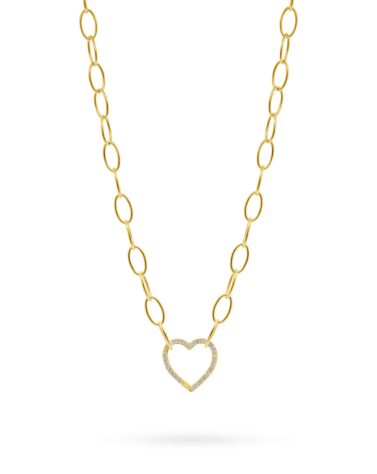 Diamond Heart Clasp