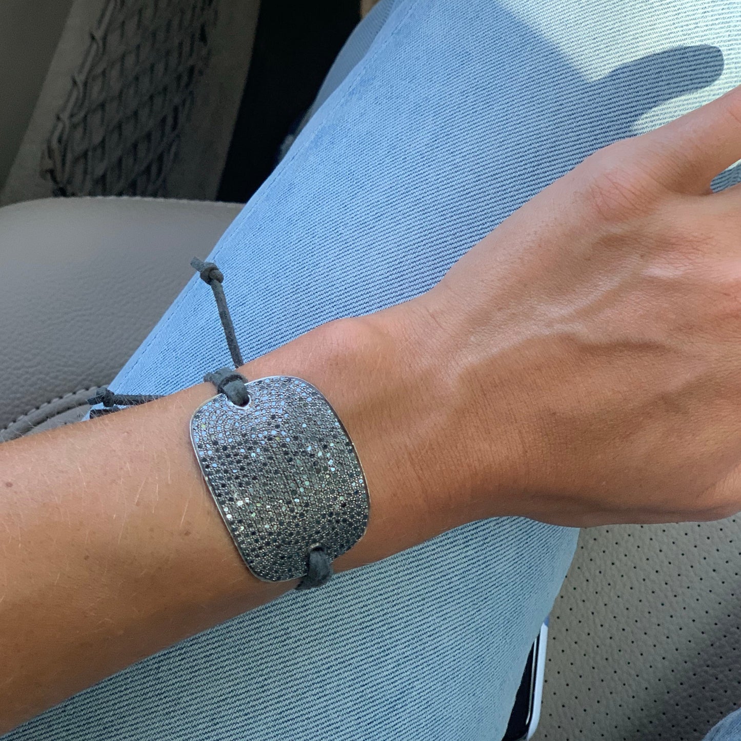 Diamond Rectangle Cuff