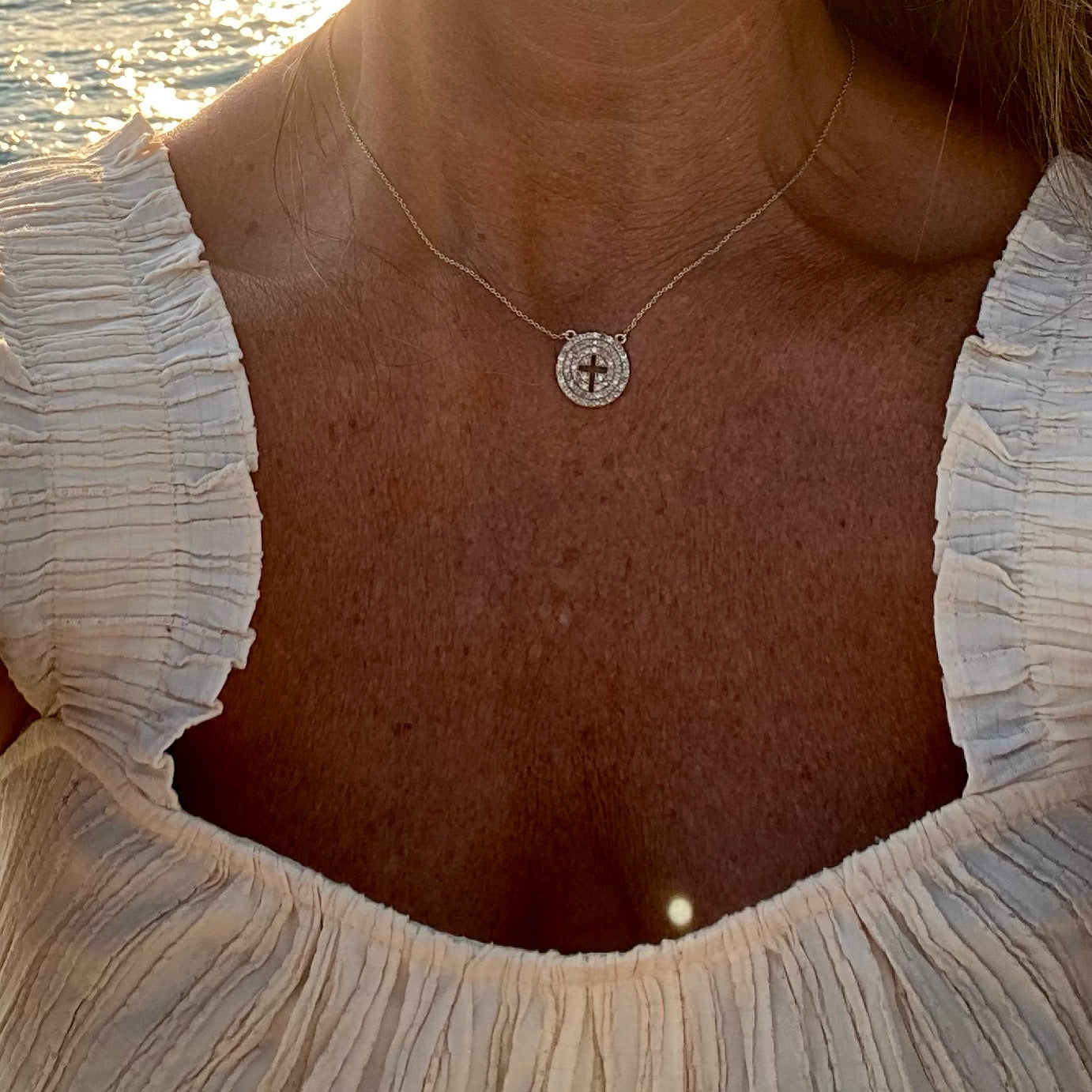 Diamond Cross Necklace