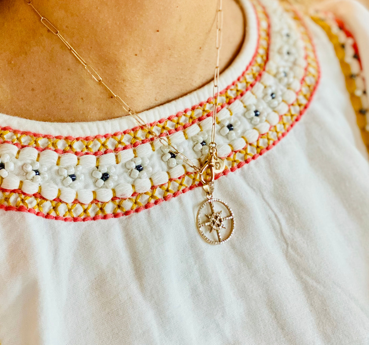 Small 14K Gold Barcelona