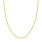 14K Gold Rolo Chain with Diamond Clasp
