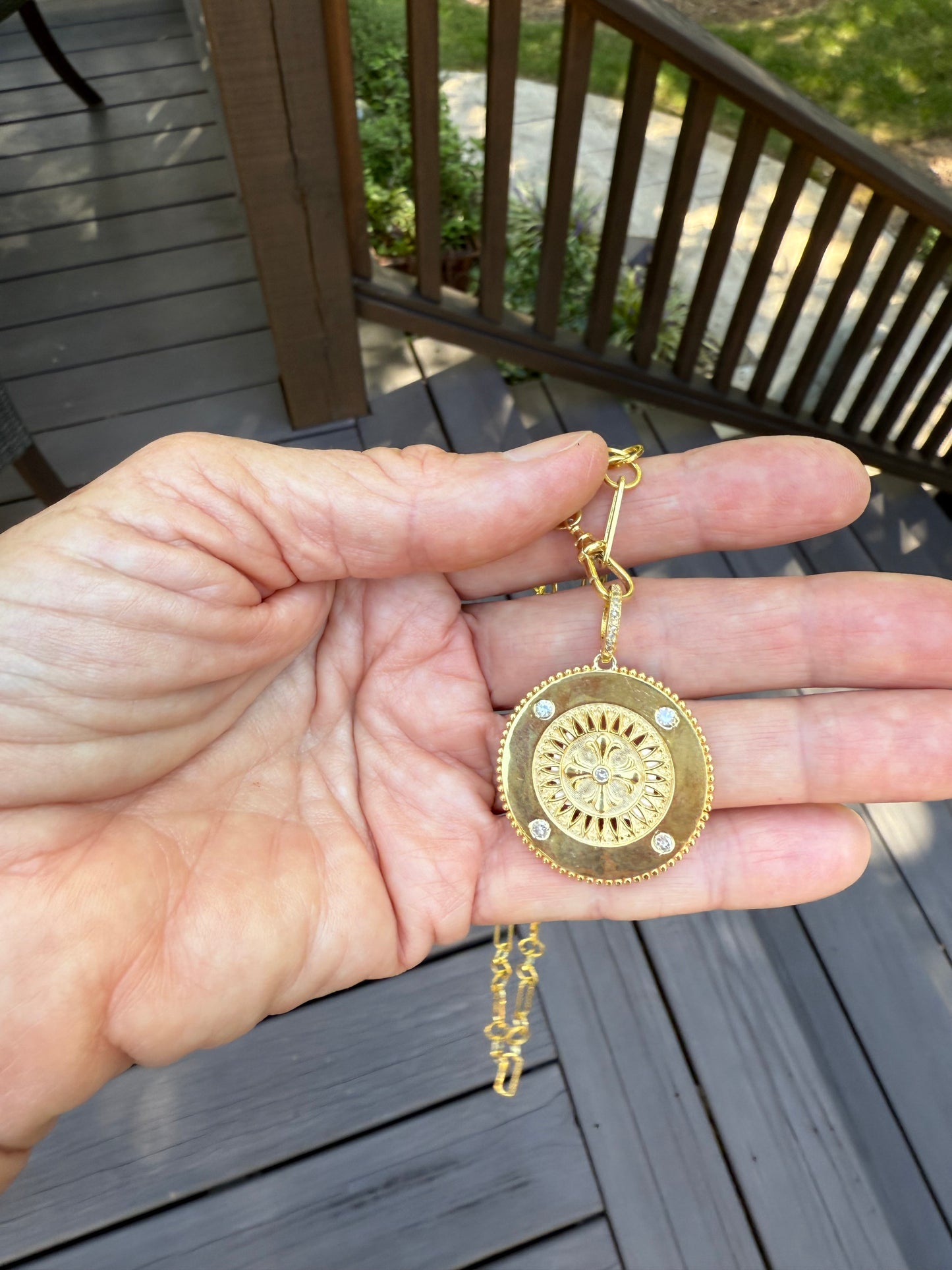 Vermeil NYC Talisman