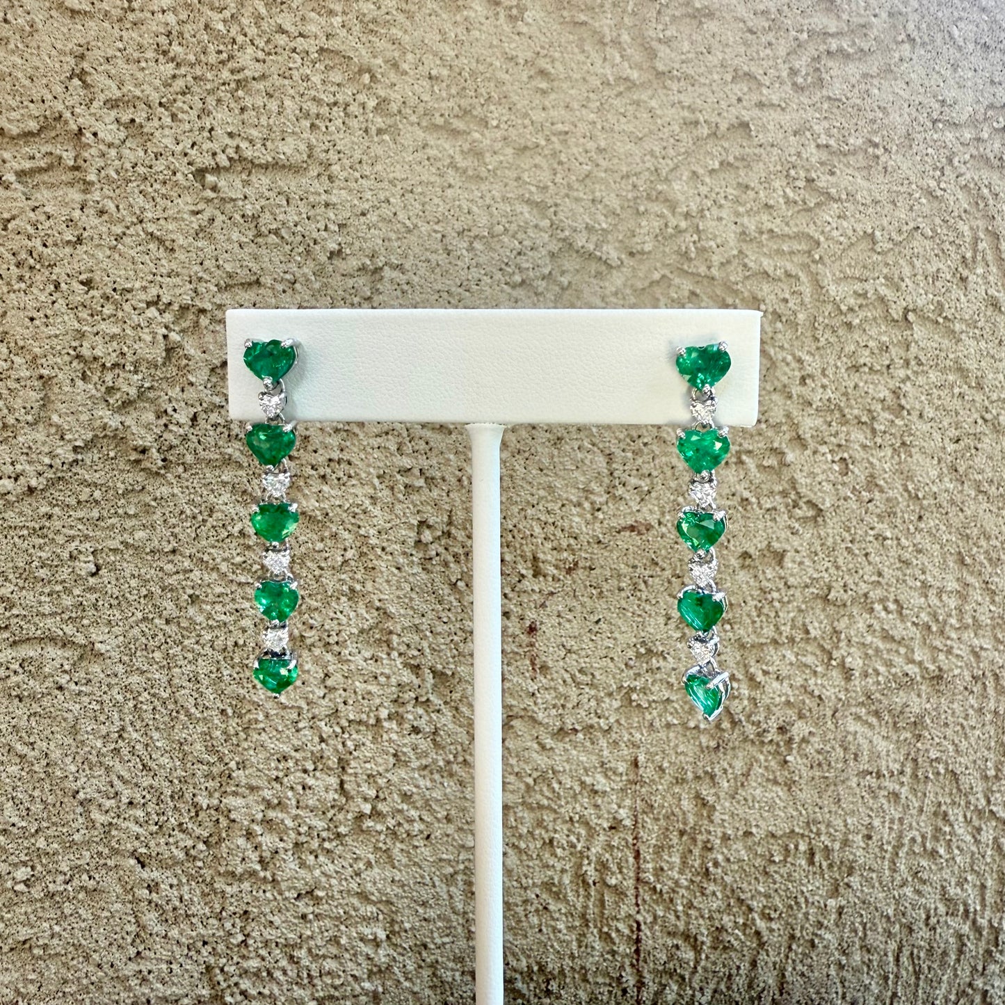 Emerald Cascade Earrings