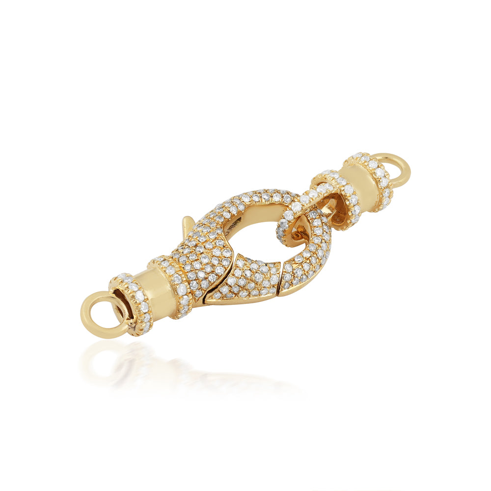 Diamond Clasp and Bail