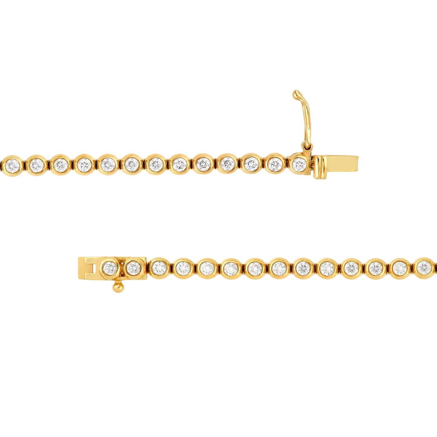 Bezel Tennis Bracelet
