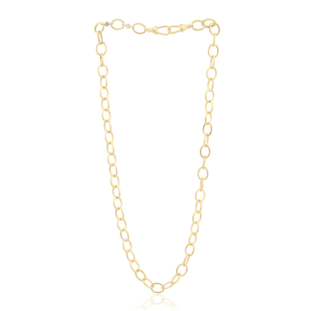 Diamond Rounded Oval Chain