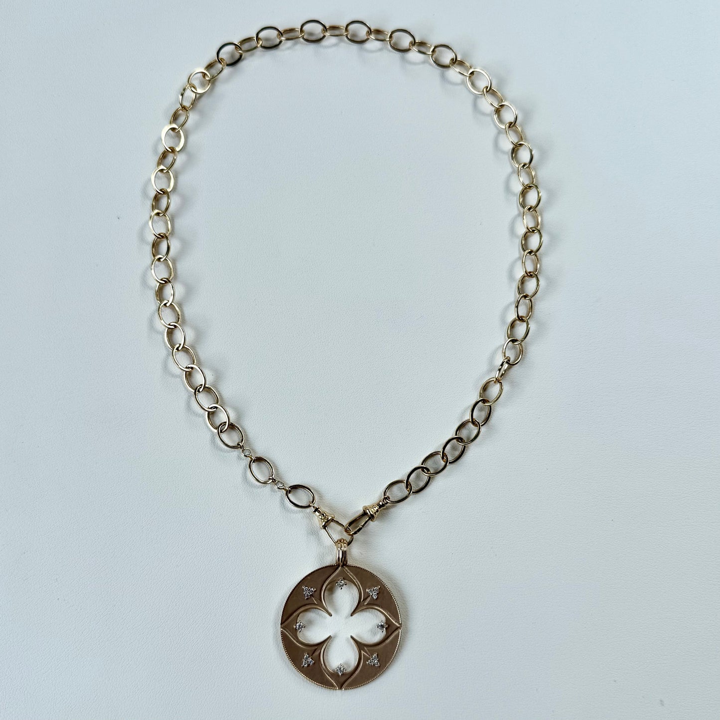 Diamond Rounded Oval Chain