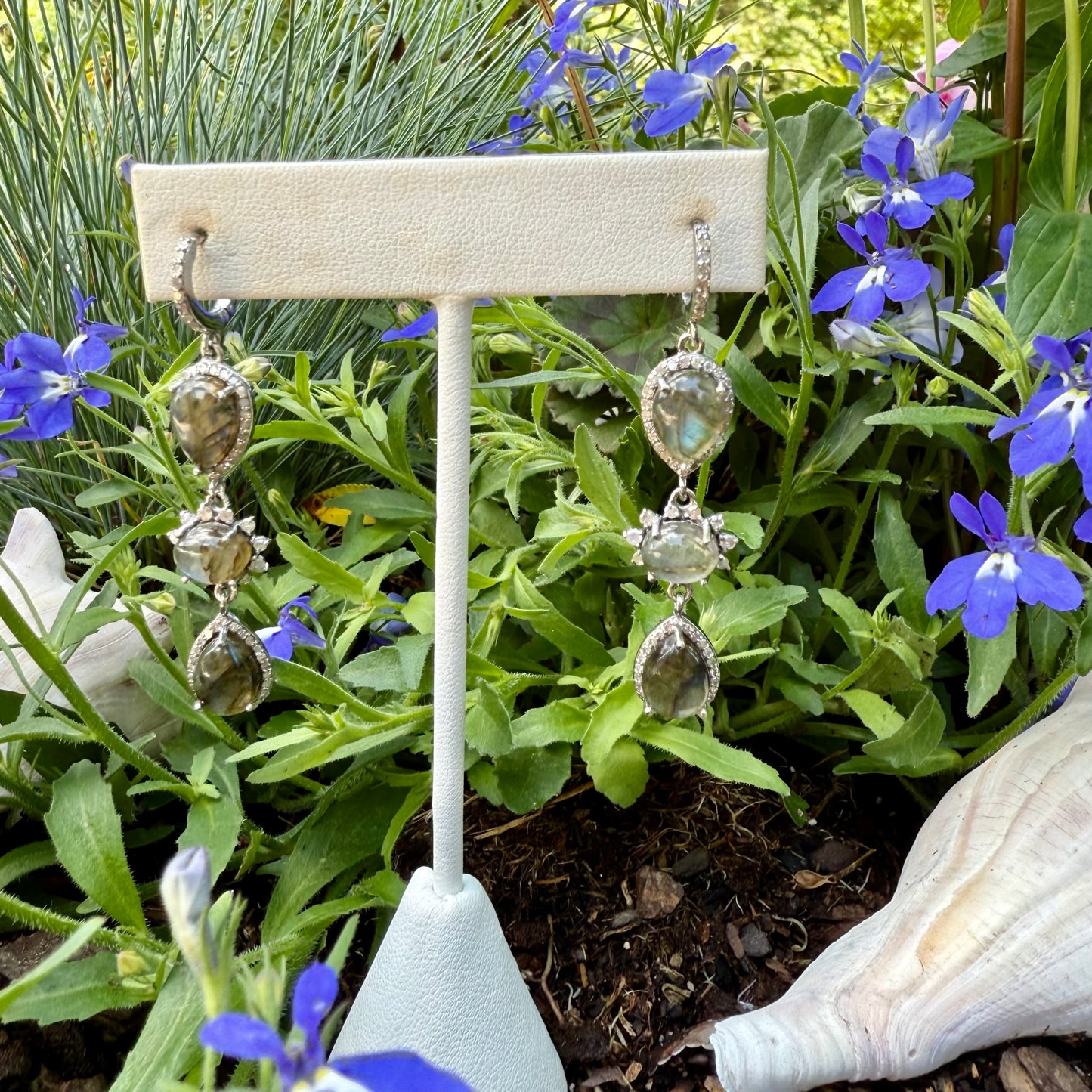 Diamond Gemdrop Earrings