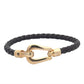 Leather Stirrup Bracelet