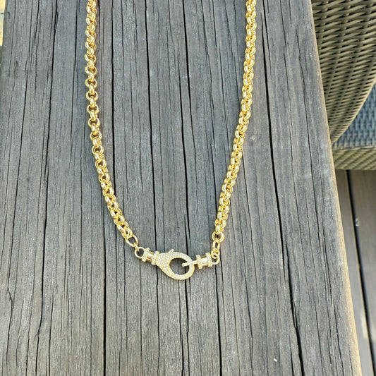 14K Gold Rolo Chain