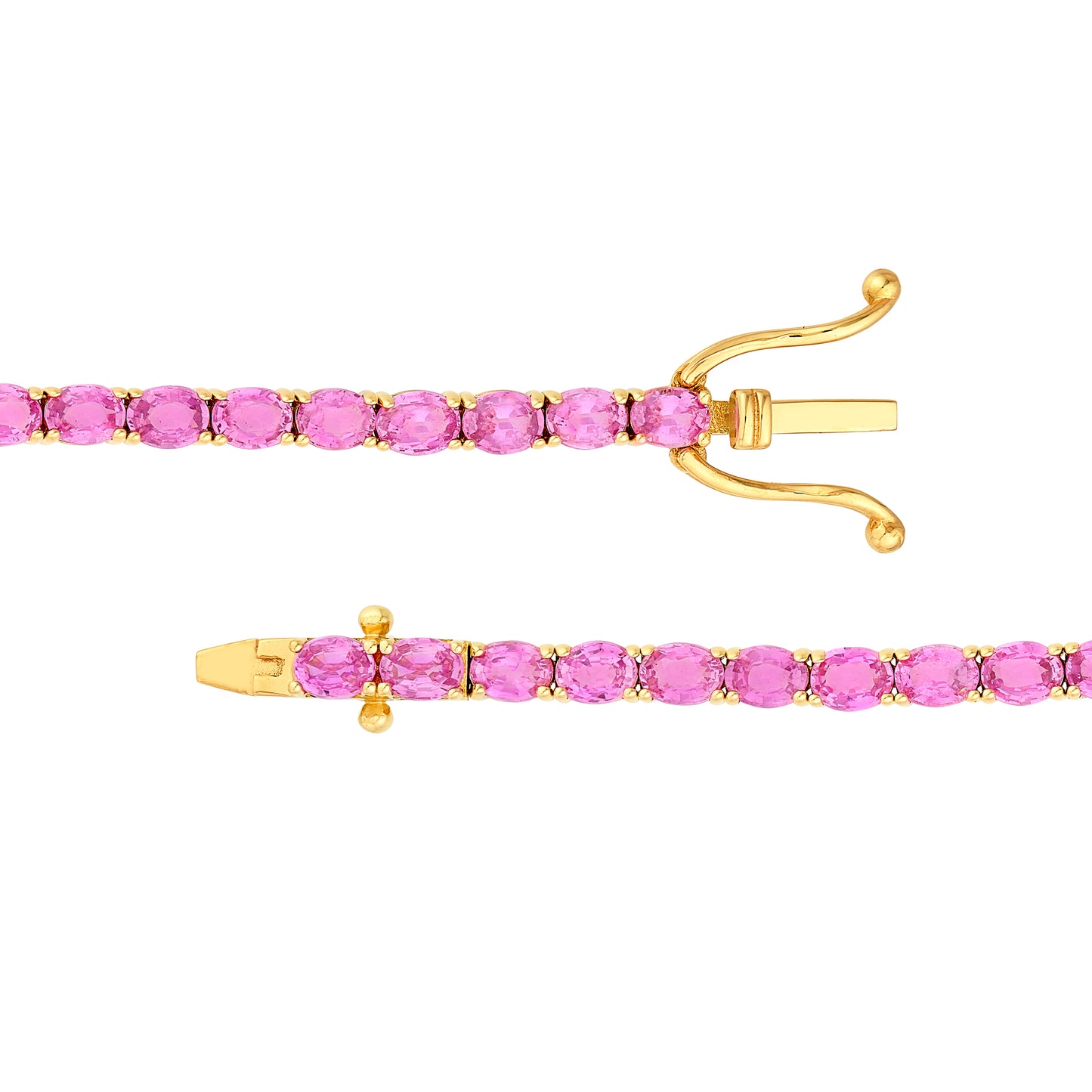Oval Sapphire Tennis Bracelet