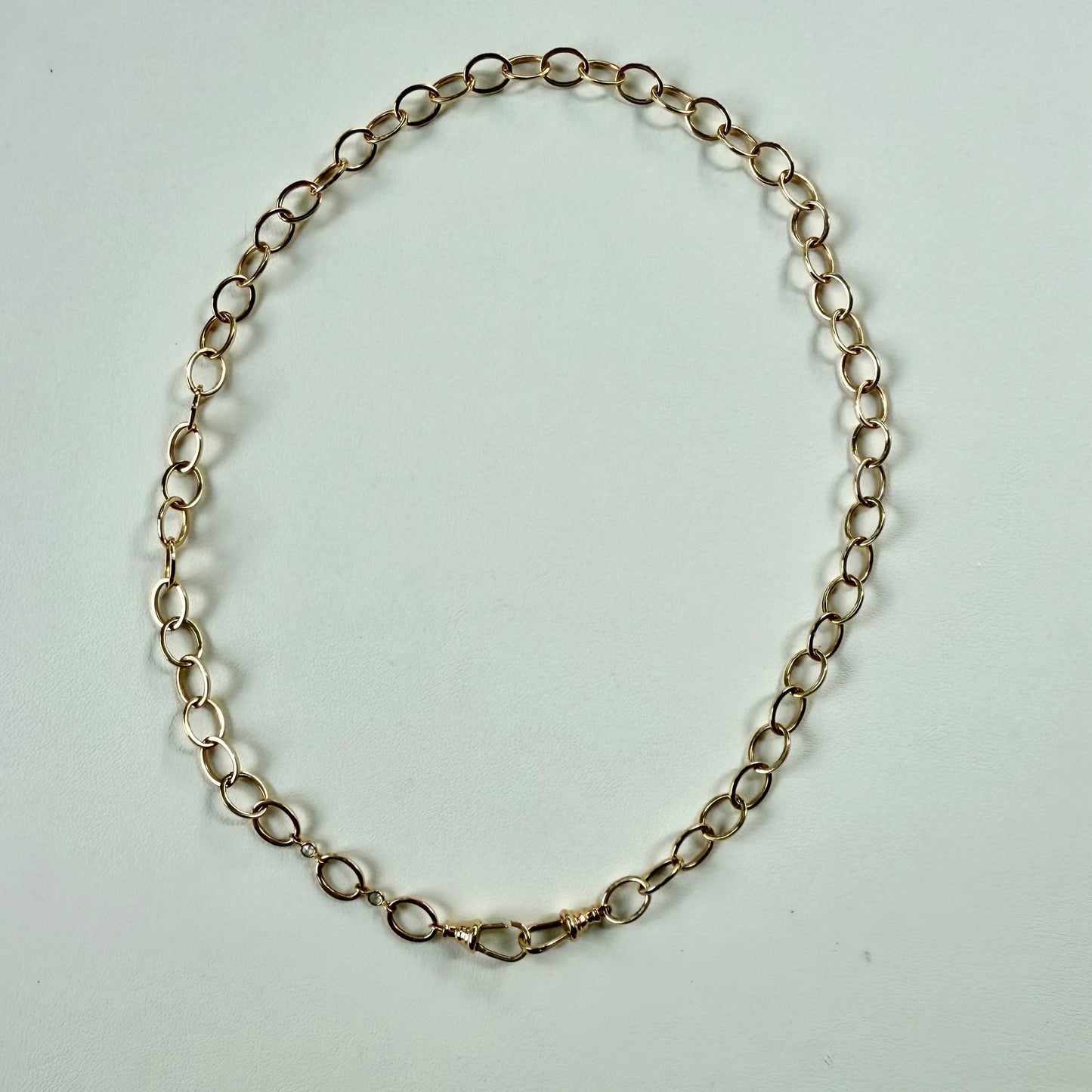 Diamond Rounded Oval Chain