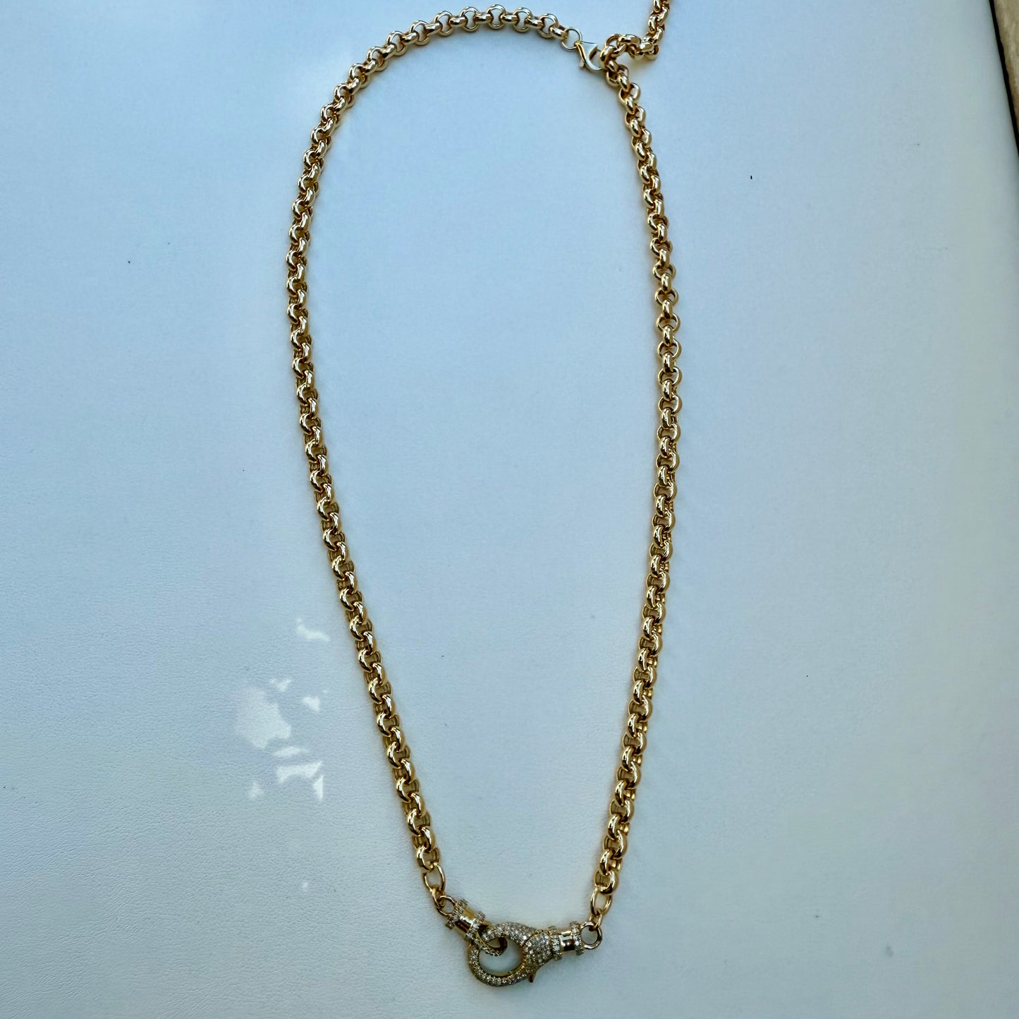 14K Gold Rolo Chain