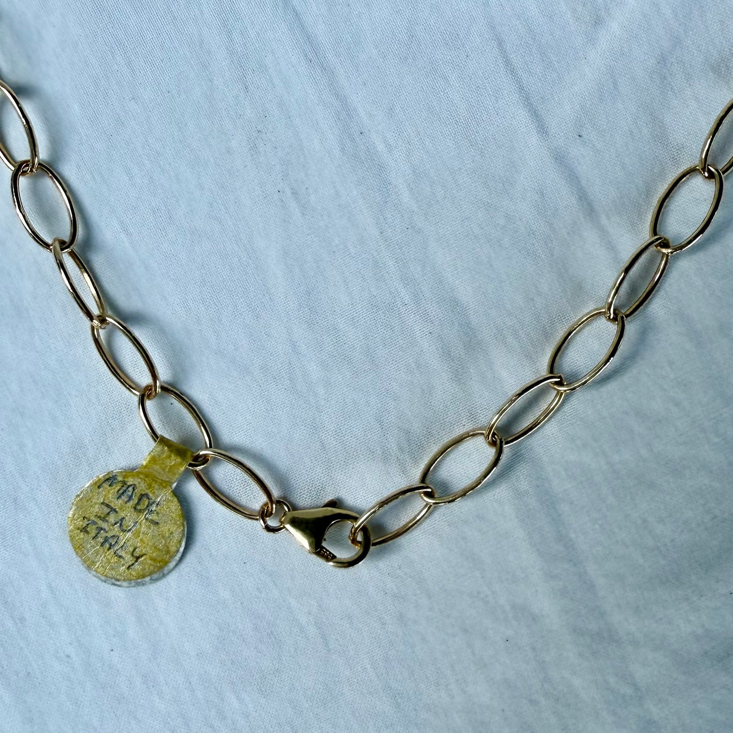 14K Gold Oval Link Chain