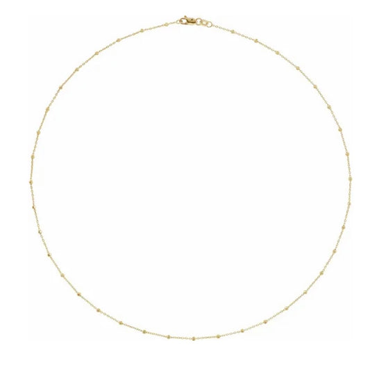 Satellite  Curb Bead Chain
