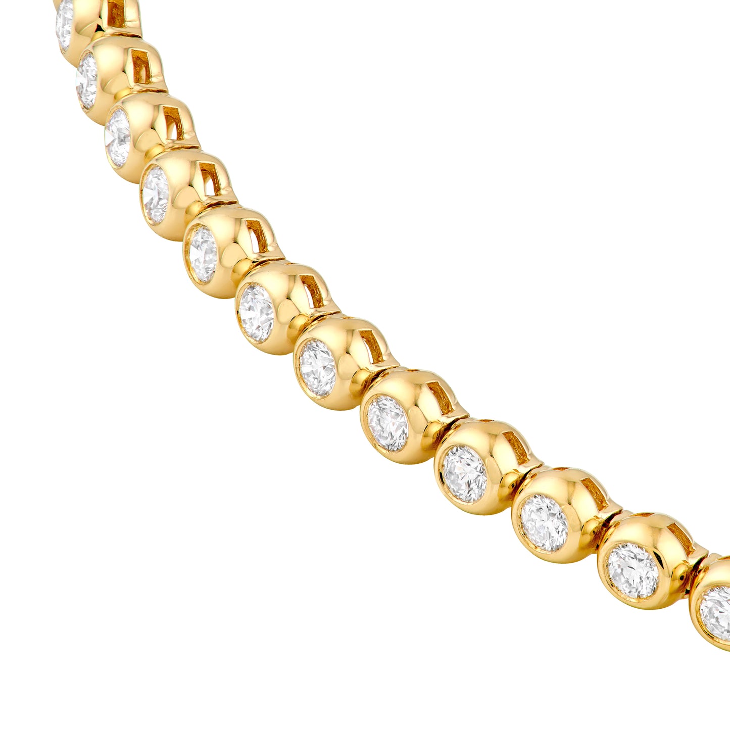 Bezel Tennis Bracelet