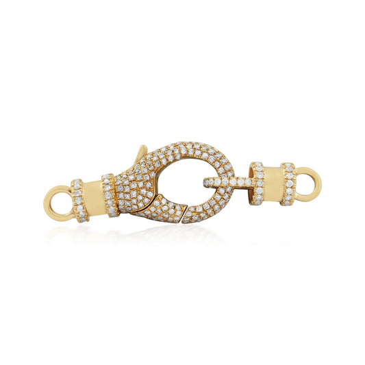 14K Gold Rolo Chain with Diamond Clasp - Kirsten Dexter