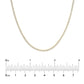 Round Diamond Tennis Necklace